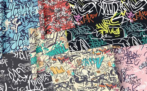 Craft Paper Pad Graffiti Scrapbook 85x85 8 Designs 32 Sheets
