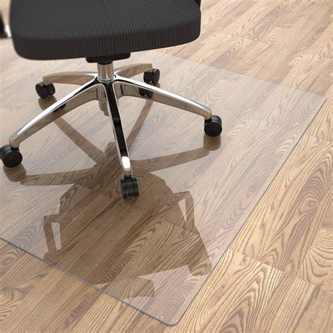 Yecaye Office Chair Mat For Hardwood Floor 48×36 Clear Office Floor