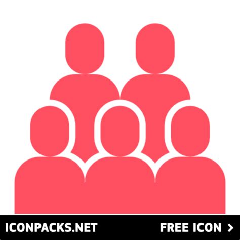 People Icon Png Red