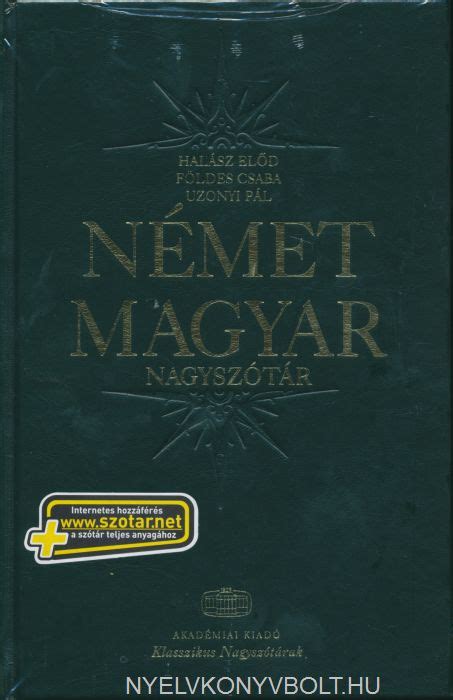 A német válogatottnak a döntetlen is elég a továbbjutáshoz, de joachim löw ennek ellenére is egy erős kezdőcsapatot állított össze a mieink ellen. Német-Magyar Nagyszótár - Bőrkötésben Internetes ...