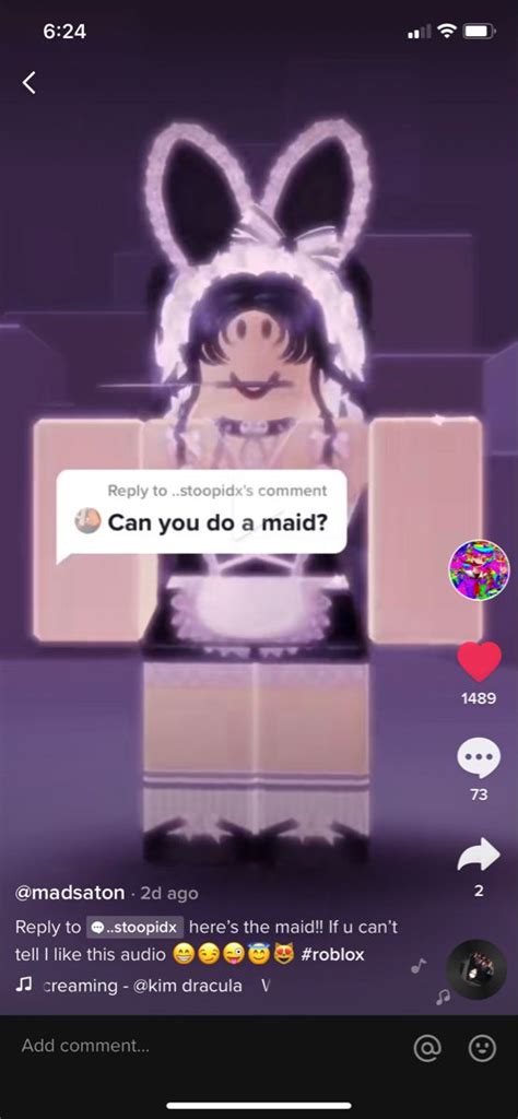 Maid Mads1182 On Roblox Roblox Maid Maid Outfit