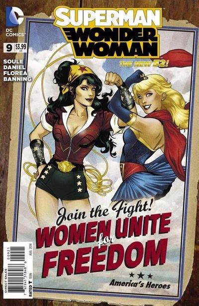 Superman Wonder Woman 9 Dc Bombshells Cover Superman Wonder Woman 2013 Series Dc Comics