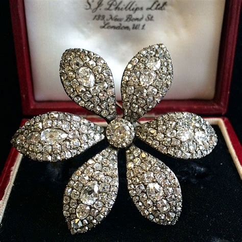 Early 19th Century Diamond Brooch One Of Margaret Thatcher S Favourite Pieces The Margaret