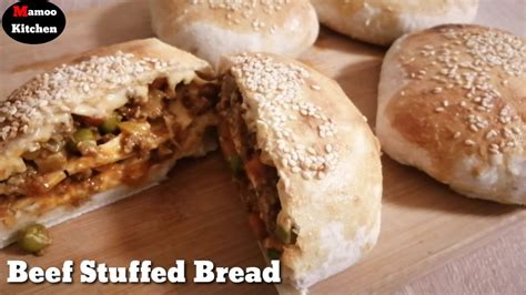Beef Stuffed Bread Recipe Youtube