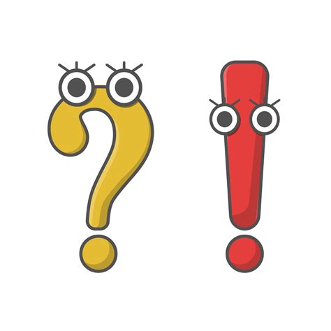 Question Mark Exclamation Mark Icon Clip Art Vector Art At Vecteezy