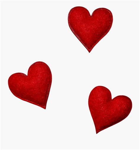 Three Hearts Png Download Hearts Red Draw Free Transparent Clipart