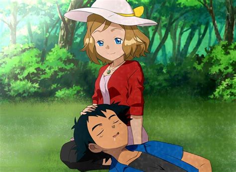 Ash And Serena 3 Pokémon Amino