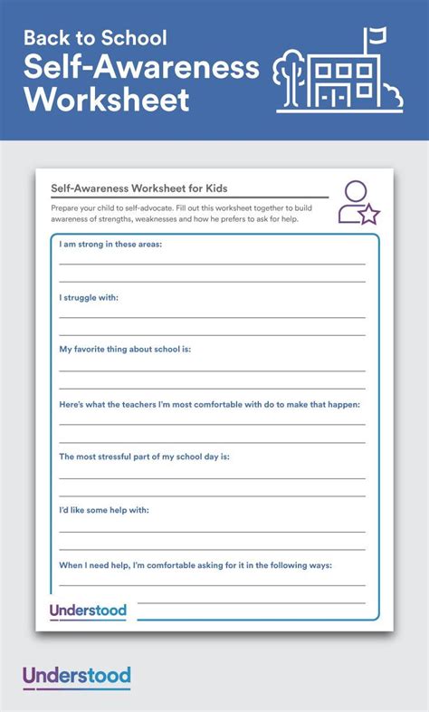 strengths and weaknesses worksheet for teens
