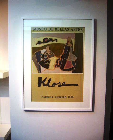 Afiche De Exposición De Arte En El Museo De Bellas Artes Klose