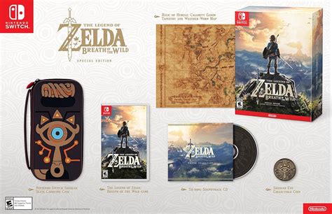 The Legend Of Zelda Breath Of The Wild Special Edition Switch