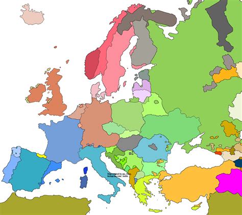 Map I Made For This Subreddit Showing European Languages What Do You