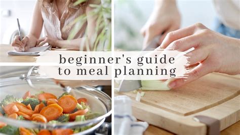 Meal Planning For Beginners 6 Easy Steps Youtube