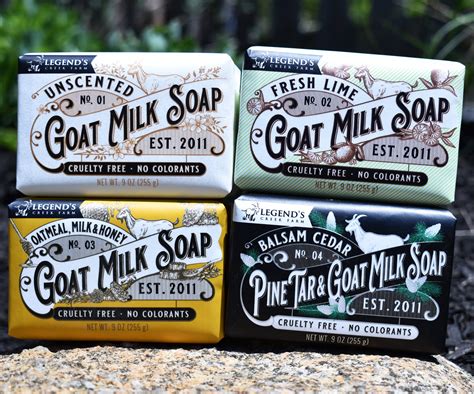 Unscented Triple Milled Goat Milk Soap Fragrance Free Legends