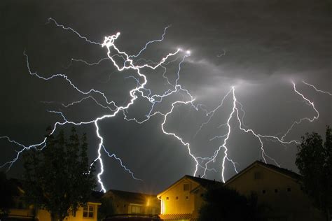 Rare Southern California Lightning Storm Orange County Astronomers