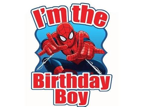 Items similar to Spiderman Birthday Boy T-Shirt on Etsy