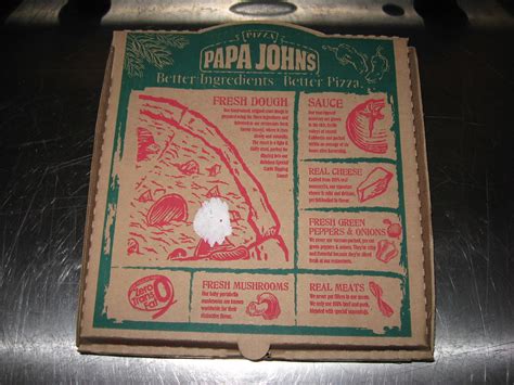 Papa Johns Hawaiian Bbq Chicken Pizza Box A Photo On Flickriver