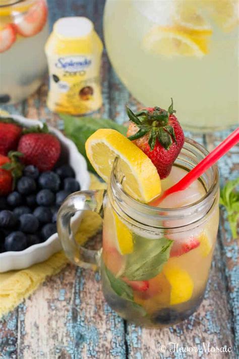 Berry Basil Lemonade Flavor Mosaic