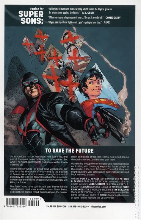 Super Sons Of Tomorrow Tpb 2018 Dc Universe Rebirth Comic Books