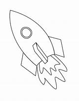Rocket Coloring Leave sketch template