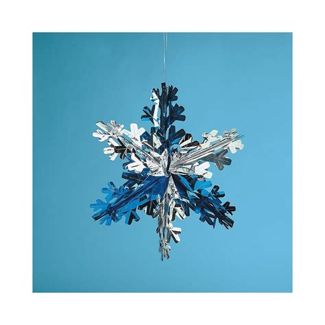 Complete your winter formal with lots of favors and invitations with snowflake designs. Foil Snowflake Decorations | Oriental Trading | Snowflake ...