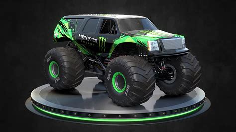 2017 Monster Energy Monster Jam Truck Suv And Pickup Body Style