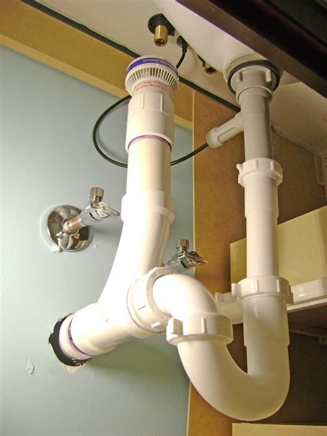 The true vent is aligned vertically and attaches to your drain line through the roof. Bathroom Sink Drain Plumbing - Air Vent, P-Trap and Pop-Up ...