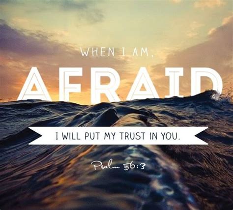 Psalm 563 When I Am Afraid I Will Put My Trust In You Cool Words