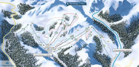 ⛷️ Updated Zauchensee Piste Map 20172018 Click To See Large Version