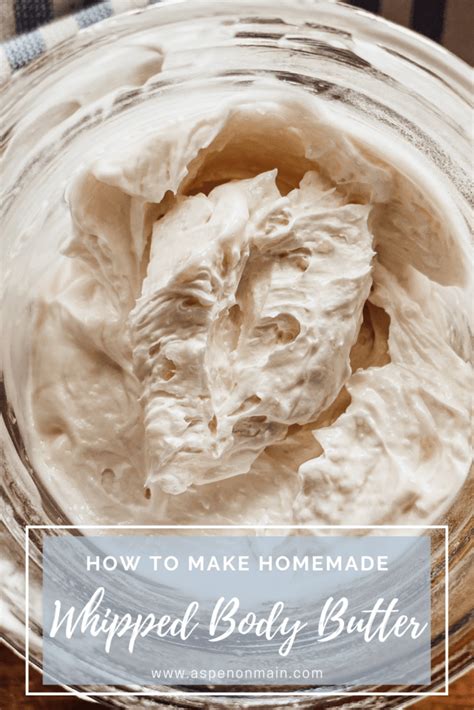 Homemade Whipped Body Butter The Simple Homeplace