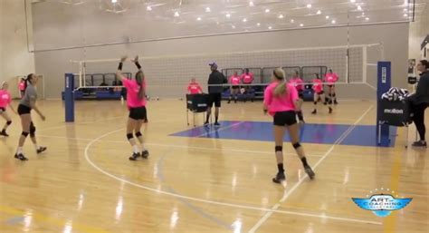 4 On 4 Dig Set Drill The Art Of Coaching Volleyball