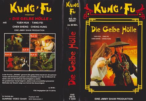 Gelbe Hölle Des Shaolin Die Kung Fu Video Eastern Kung Fu Vhs