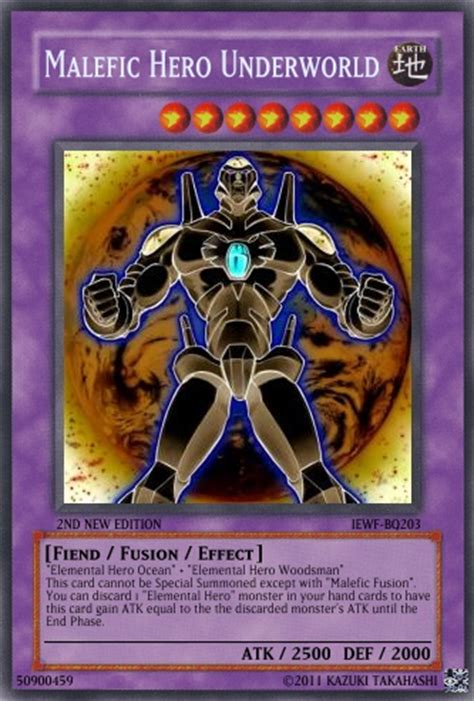 By maximizing the chances of drawing into these specific combinations a deck's effectiveness is increased exponentially. Malefic Hero Underworld | Yu-Gi-Oh Card Maker Wiki ...