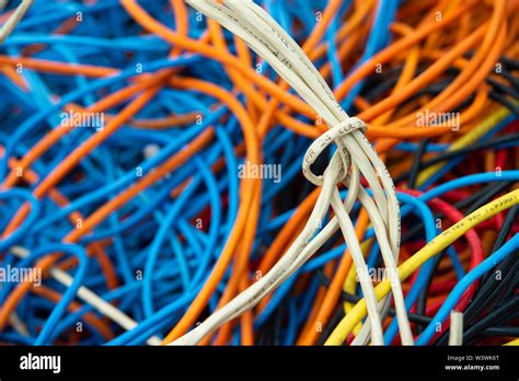 Tangle Of Multi Colored Wire Hi Res Stock Photography And Images Alamy