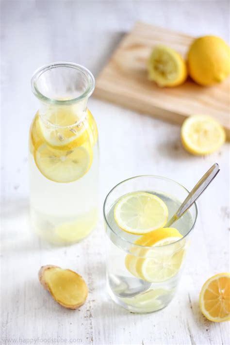 Body Cleansing Lemon Ginger Water Recipe Happy Foods Tube