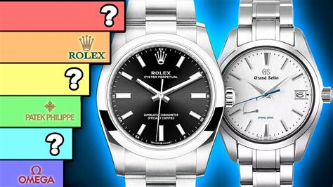 Ranking Top Luxury Watch Brands From Best To Worst 22 Watches Youtube