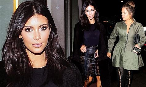 Kim Kardashian Dares To Bare As She Steps Out With Sister Khloe In