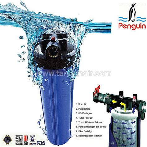 Tandon air penguin merupakan salah satu top brand dengan kualitas dan pilihan kapasitas yang cukup beragam. Tangki Air PENGUIN » FILTER AIR Penguin » Water Filter ...