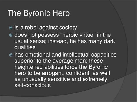 Ppt The Byronic Hero Powerpoint Presentation Free Download Id2469131