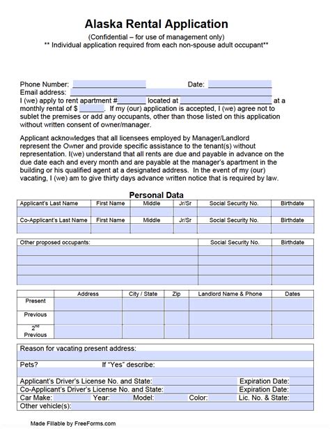 Uncover why set free alaska, inc is the best company for you. Free Alaska Residential Rental Application Form | PDF