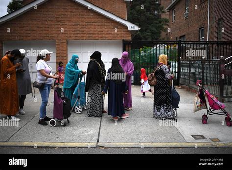 New York Usa 04th Aug 2023 People Suffering From Food Insecuty Wait