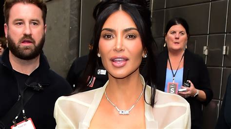 Kim Kardashian Swaps Sheer Dresses For A See Through Suit Vogue