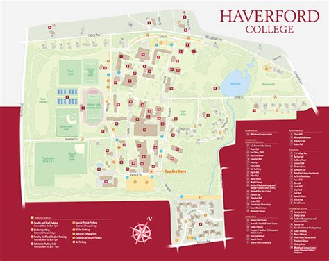 Haverford College Campus Map