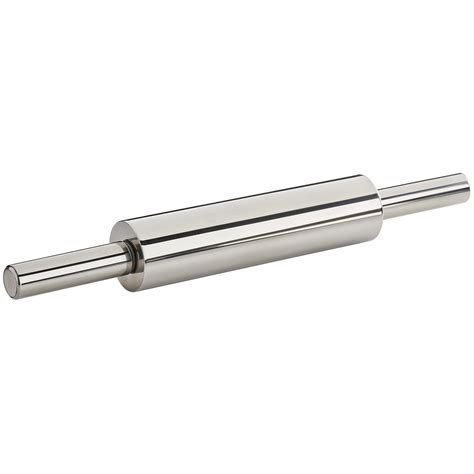 Stainless Steel Rolling Pin 975 Length Webstaurantstore