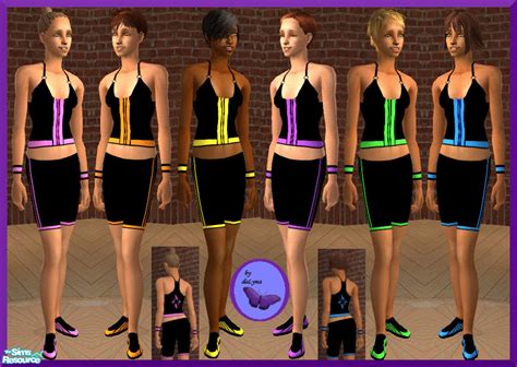 The Sims Resource Sport Wear Collection No1