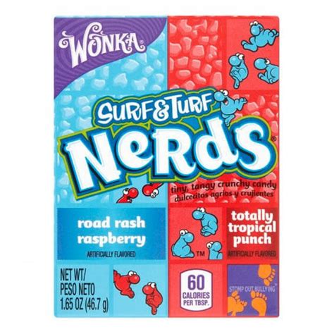 Wonka Nerds Suft And Turf Tropical Punch And Raspberry Сладости со всего