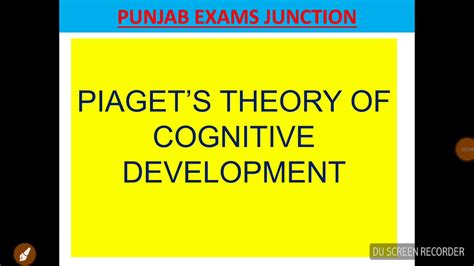 Checking for remote file health. PIAGET'S THEORY OF COGNITIVE DEVELOPMENT - YouTube