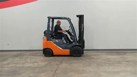 2016 Toyota 8fgu15 3000lb Pneumatic Lpg Forklift Stk 6472 Youtube