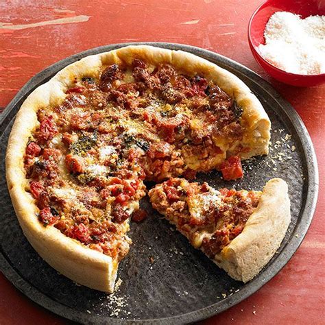 Deep Dish Sausage Pizza Better Homes And Gardens
