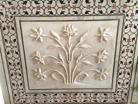 Inlay And Relief Carving Inside Taj Mahal Stone Art Art Artwork