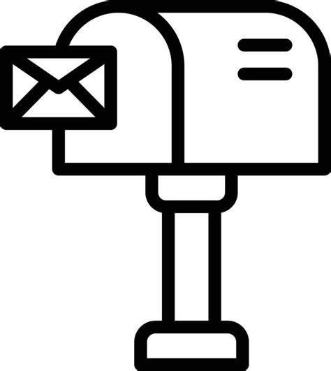 Mailbox Vector Icon Design Illustration 7911324 Vector Art At Vecteezy